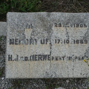 MERWE H.J., v.d. 1908-1969