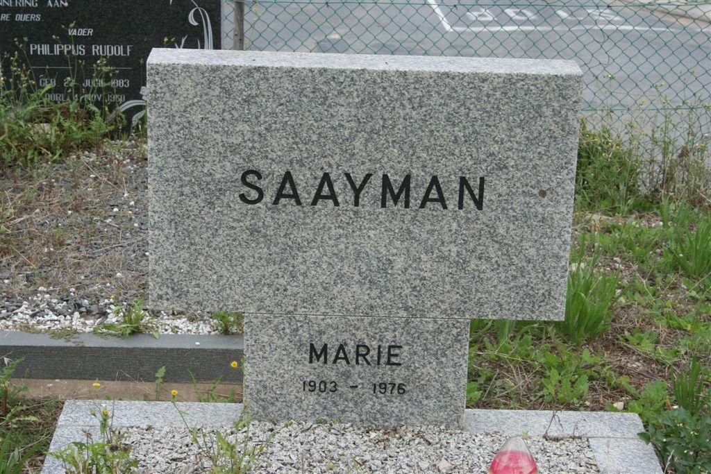 SAAYMAN Marie 1903-1976