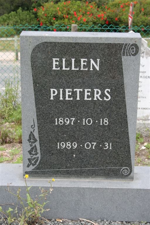 PIETERS Ellen 1897-1989