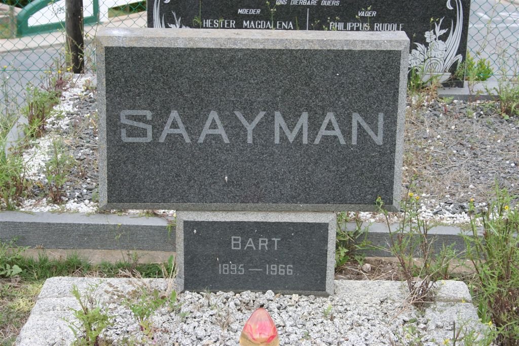 SAAYMAN Bart 1895-1966