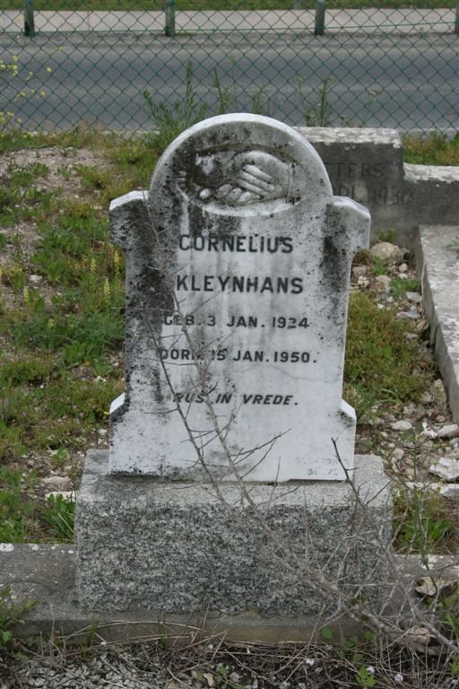 KLEYNHANS Cornelius 1924-1950
