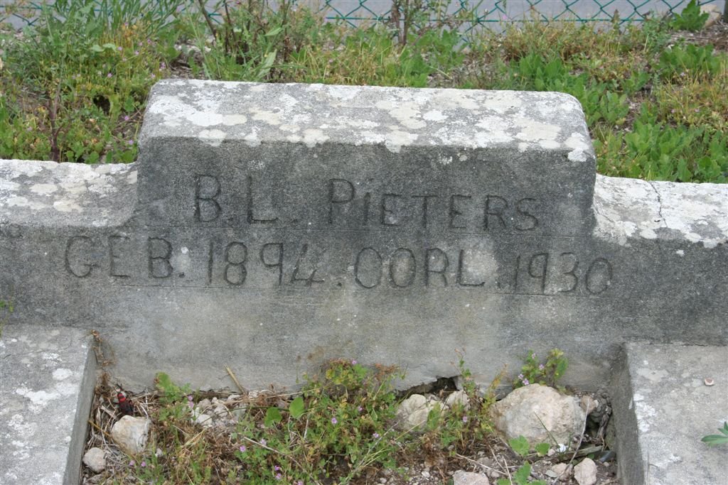 PIETERS B.L. 1894-1930