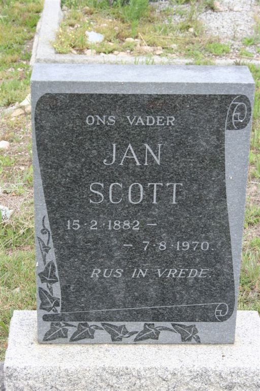SCOTT Jan 1882-1970