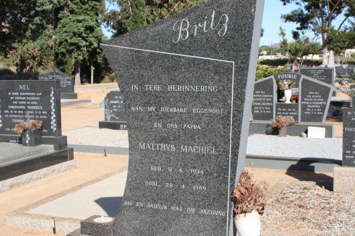 BRITZ Matthys Machiel 1934-1969