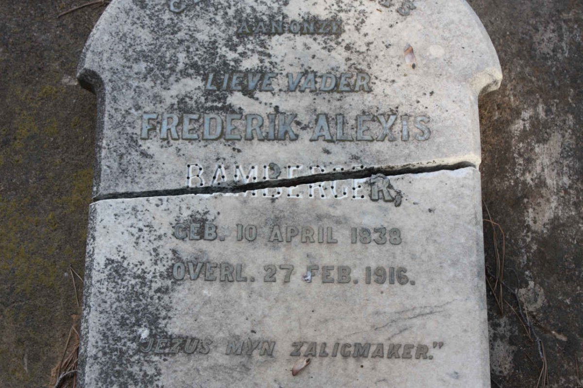 BAMBERGER Frederik Alexis 1838-1916
