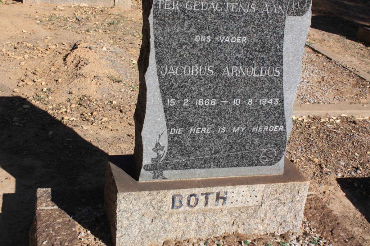 BOTHA Jacobus Arnoldus 1866-1943