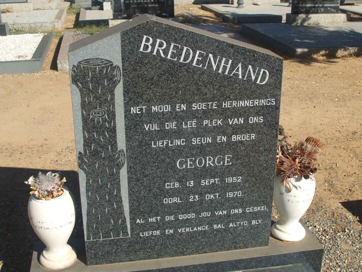 BREDENHAND George 1952-1970