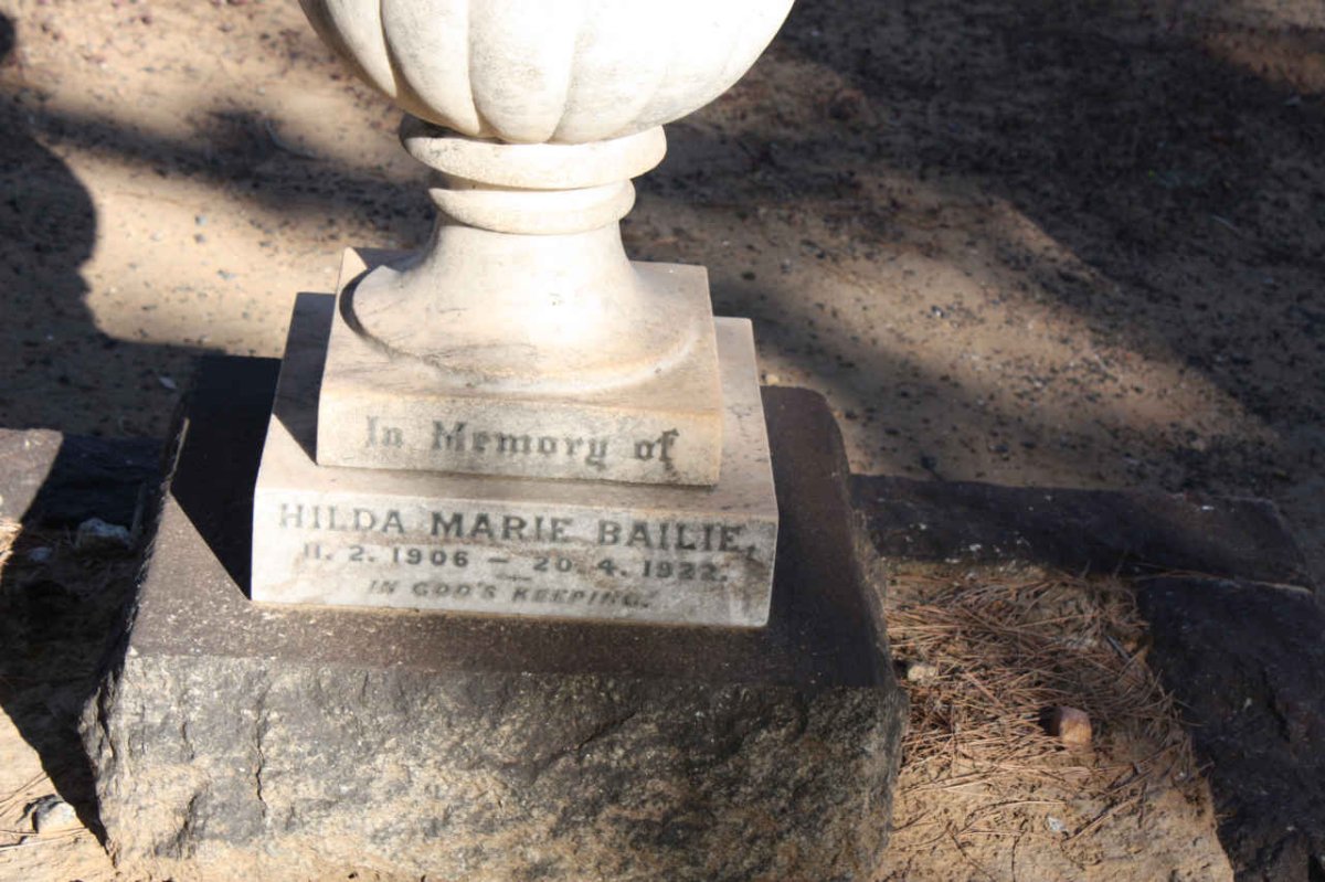BAILIE Hilda Marie 1906-1932