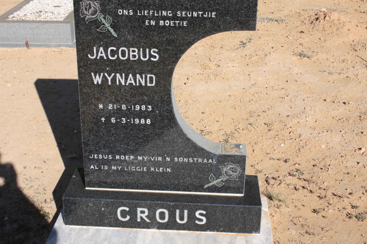 CROUS Jacobus Wynand 1983-1988