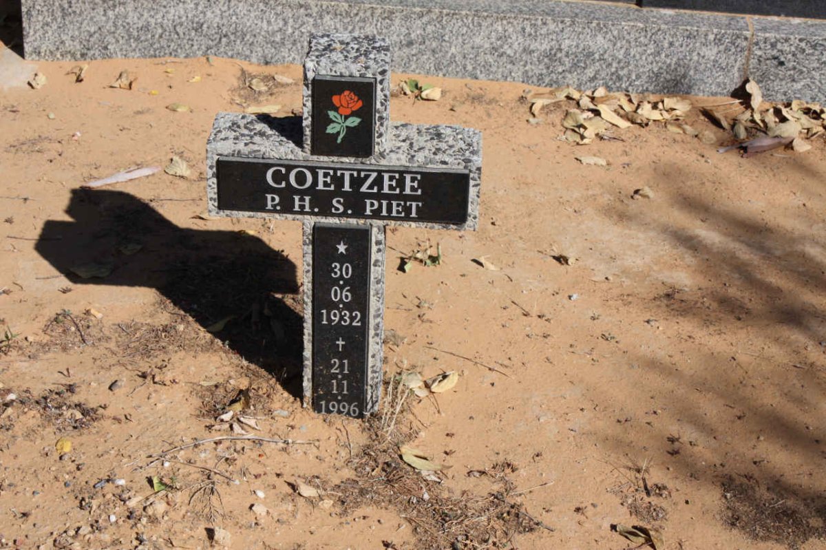 COETZEE P.H.S. 1932-1996