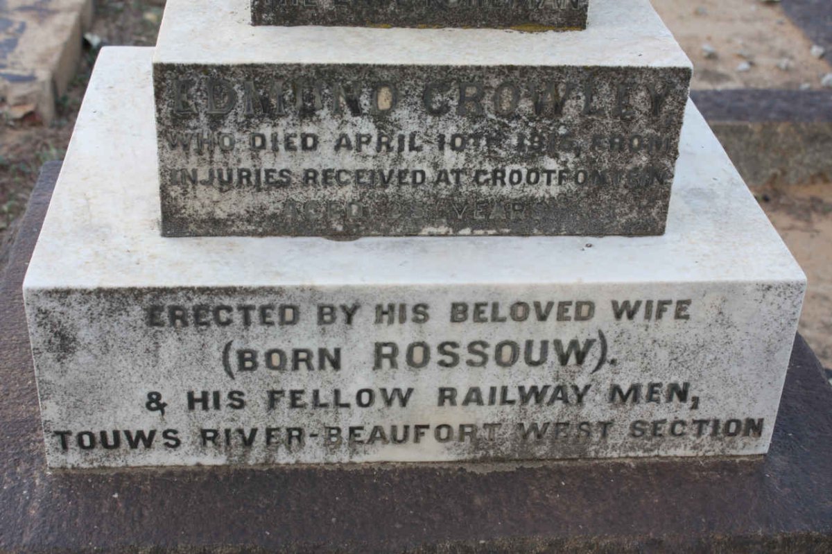 CROWLEY Edmund  -1915