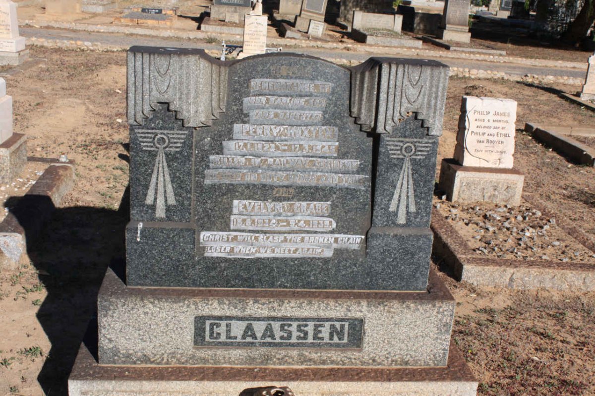 CLAASSEN Perry Hoxton 1923-1946 :: CLAASSEN Evelyn Grace 1934-1939