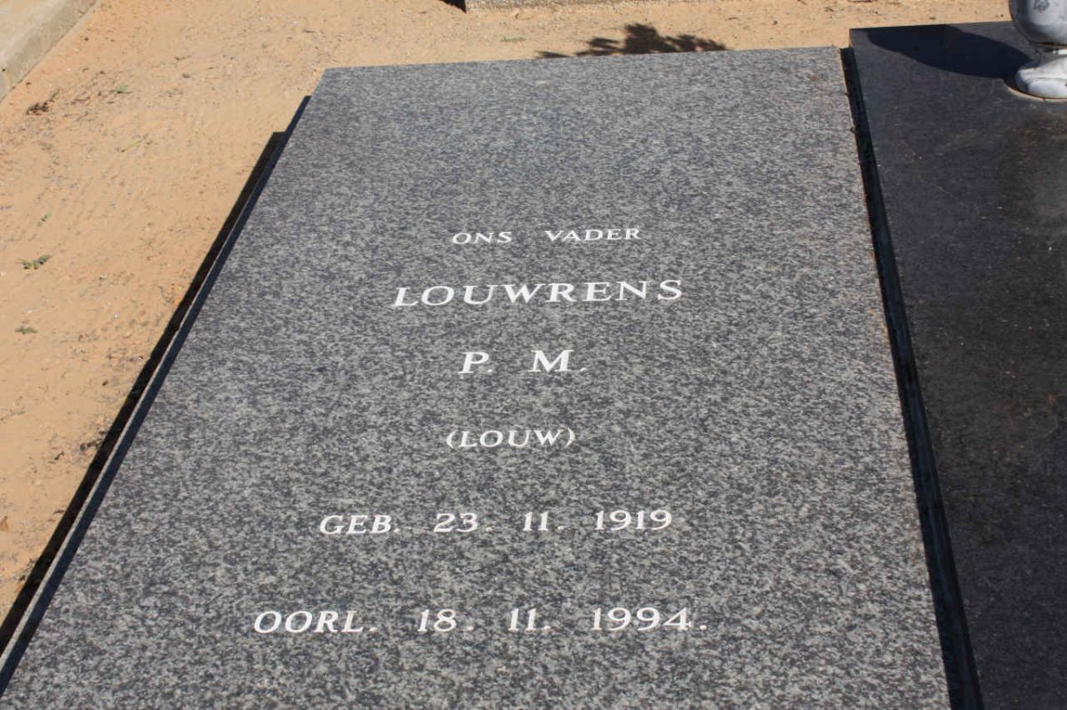 DEVENTER Louwrens P.M., van 1919-1994