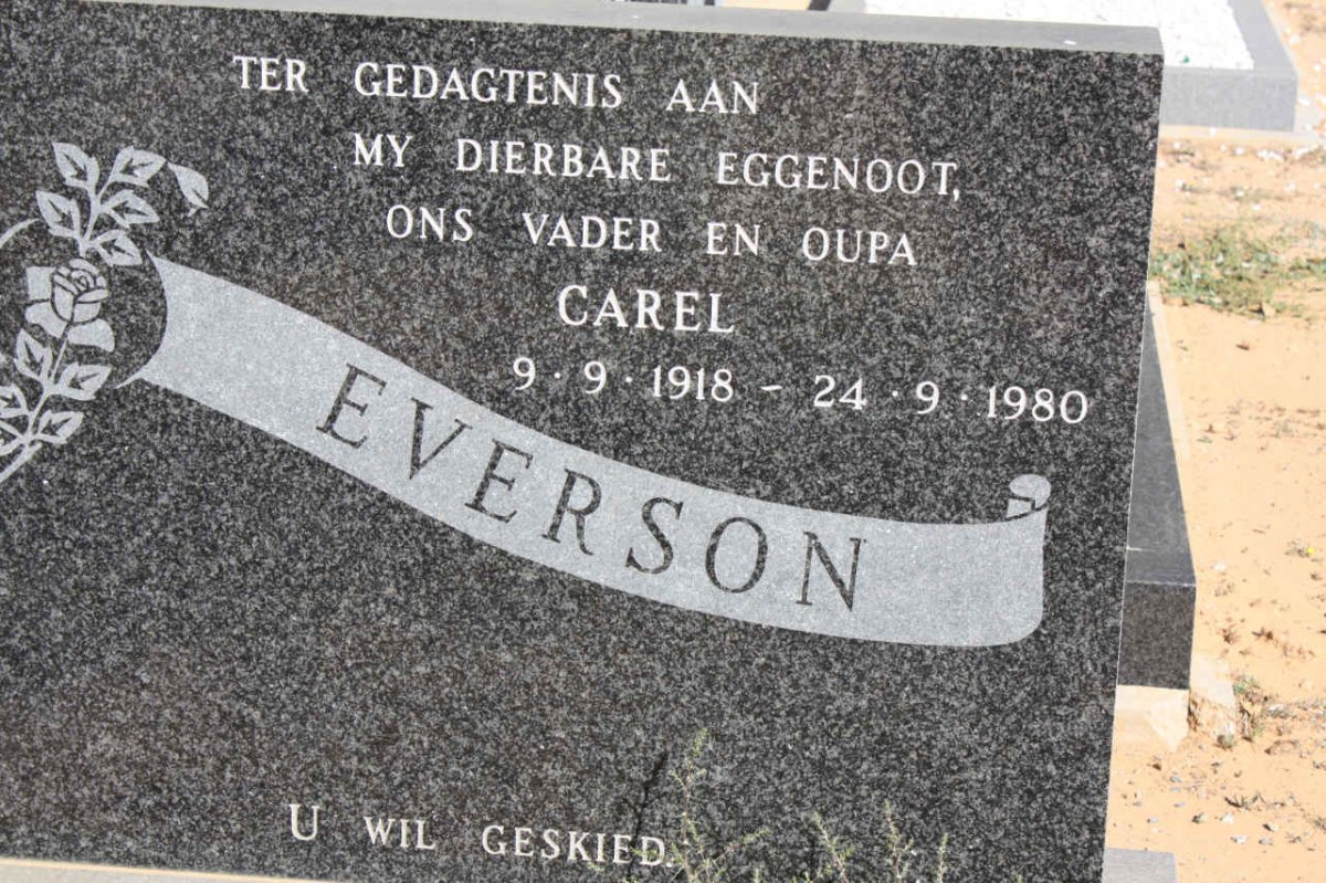 EVERSON Carel 1918-1980