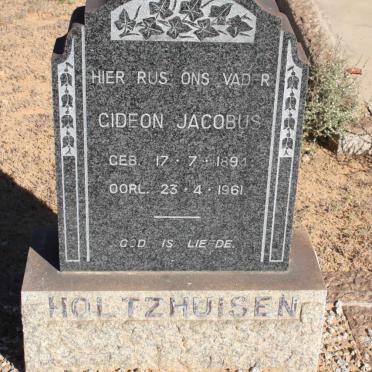 HOLTZHUISEN Gideon Jacobus 1894-1961