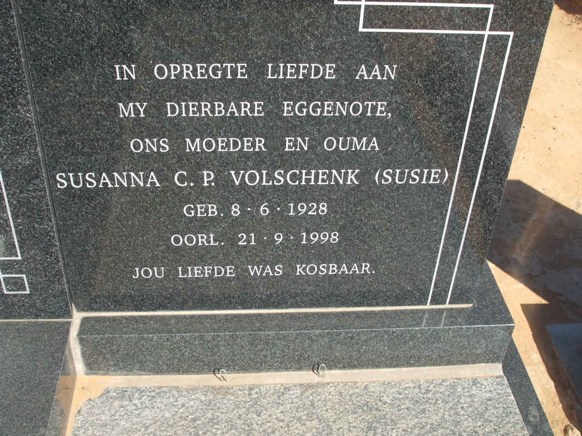 HEATH Susanna C.P. Volschenk 1928-1998