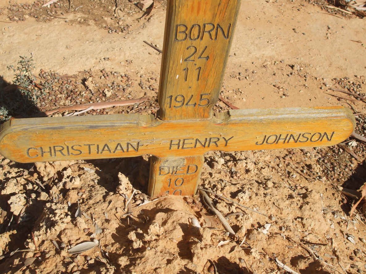 JOHNSON Christiaan Henry 1945-?