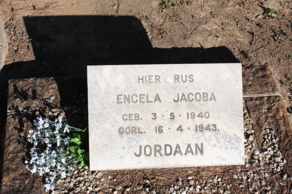 JORDAAN Engela Jacoba 1940-1943