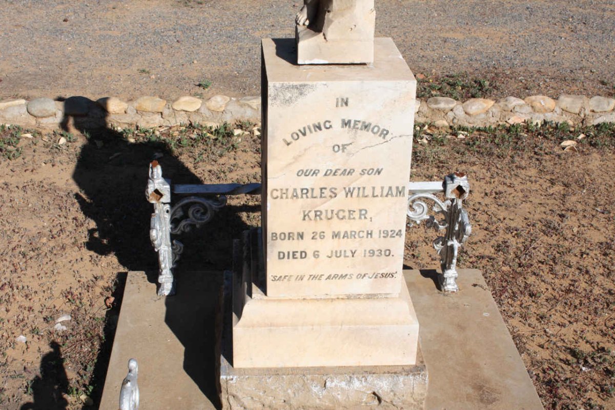 KRUGER Charles William 1924-1930