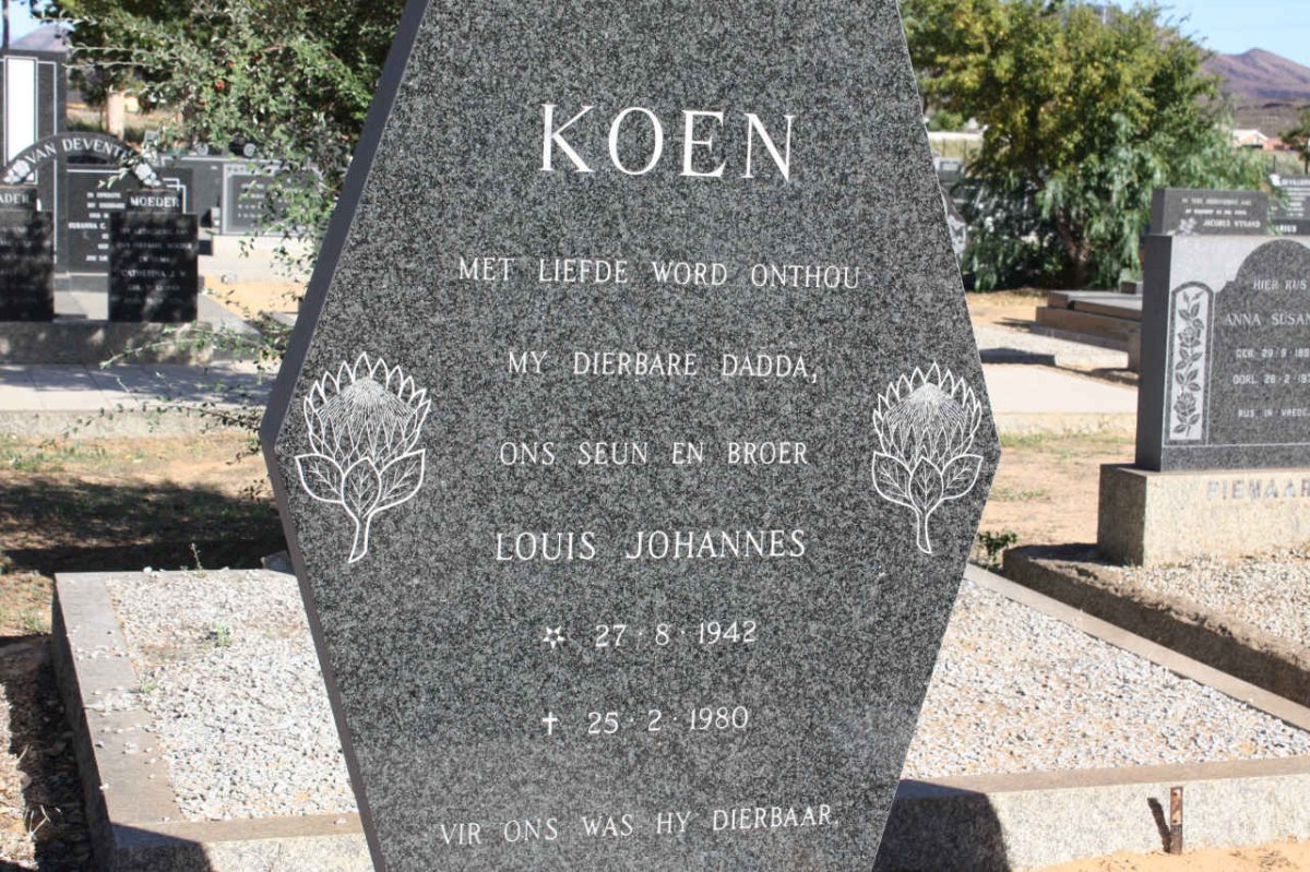 KOEN Louis Johannes 1942-1980