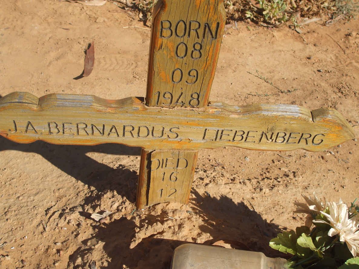 LIEBENBERG J.A. Bernardus 1948-?