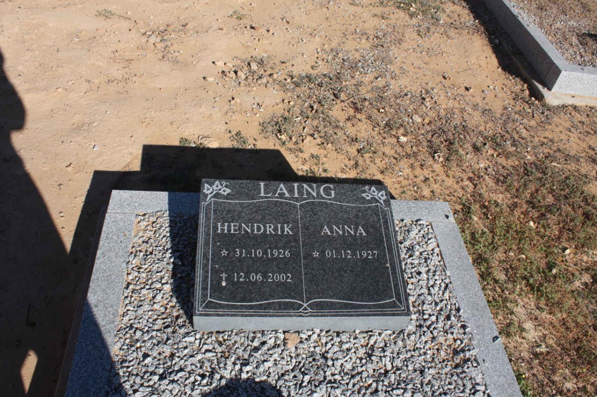 LAING Hendrik 1926-2002 &amp; Anna 1927-