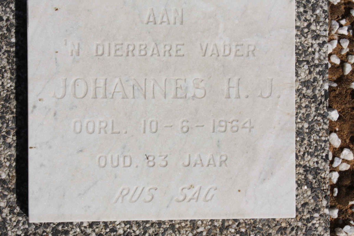 LOUW  Johannes H.J. -1964