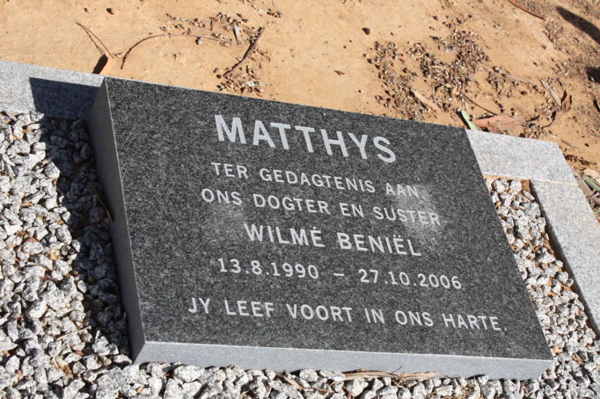 MATTHYS Wilme Beniel 1990-2006