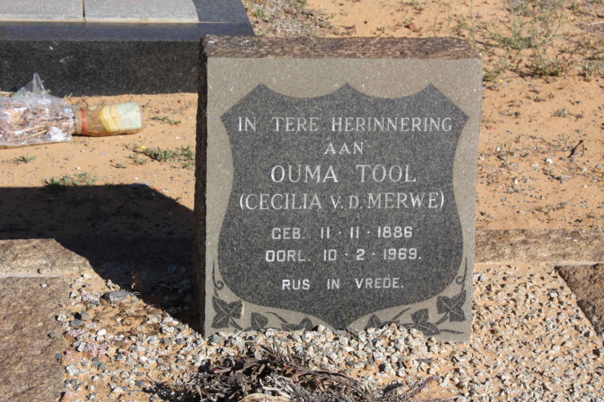 MERWE Cecilia, v.d. 1886-1969