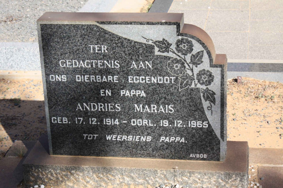 MARAIS Andries 1914-1965