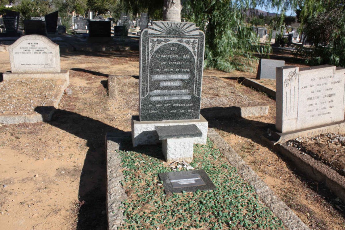 MARAIS Sarel Francois 1895-1950 &amp; Maria Elizabeth FREEMAN 1899-1974