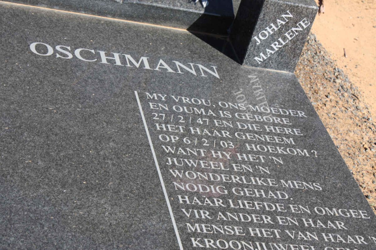 OSCHMANN Jacoba 1947-2003 