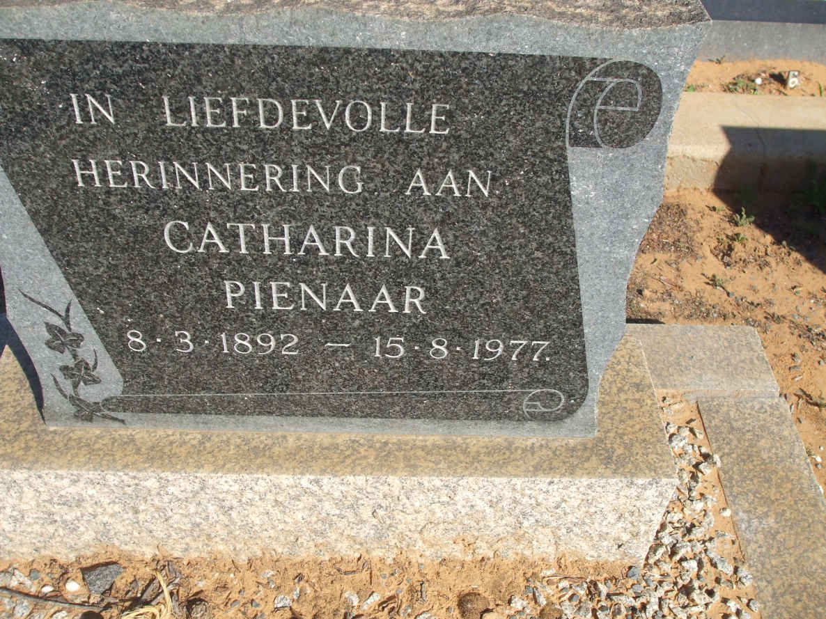 PIENAAR Catharina 1892-1977