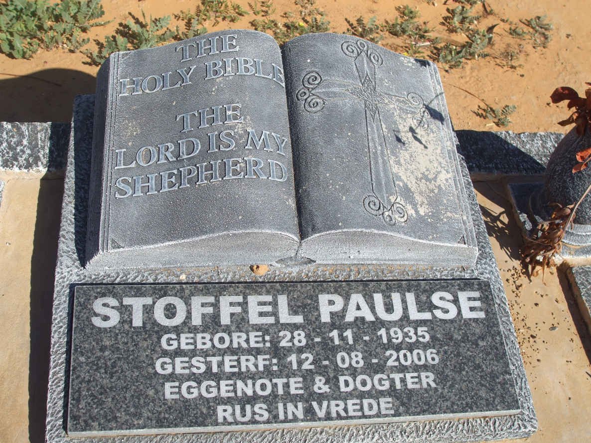 PAULSE Stoffel 1935-2006