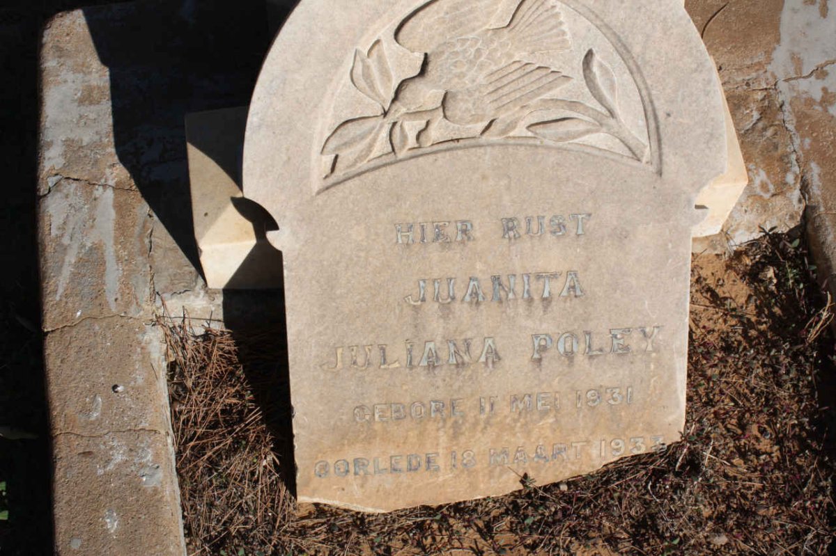 POLEY Juanita Juliana 1931-1933