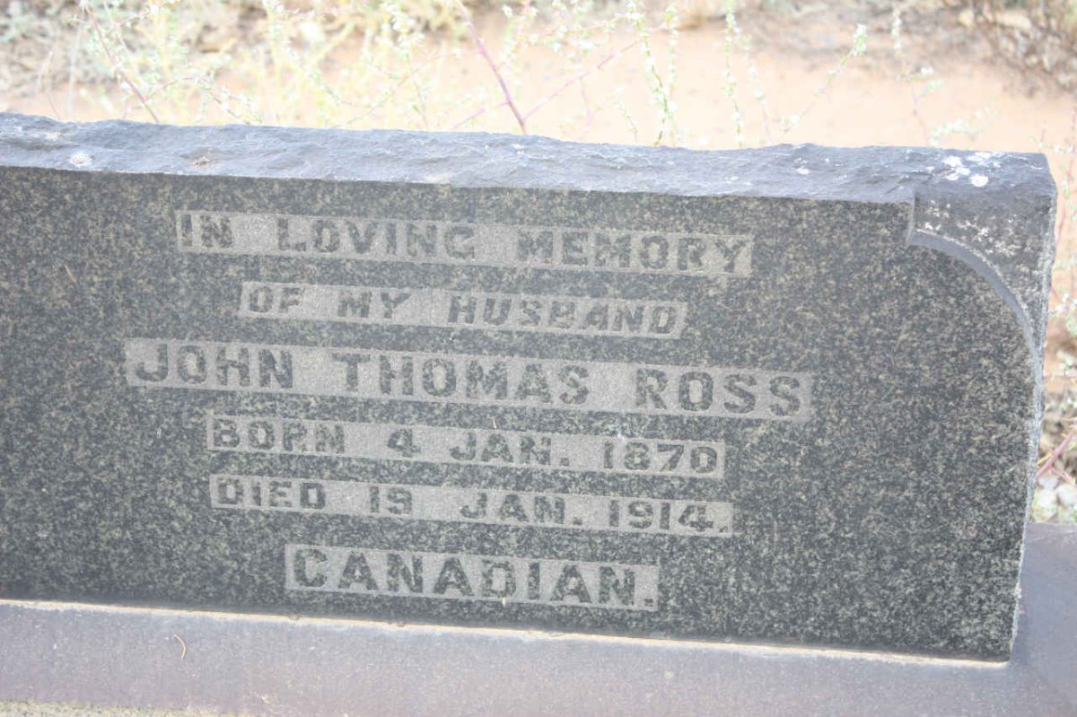 ROSS John Thomas 1870-1914