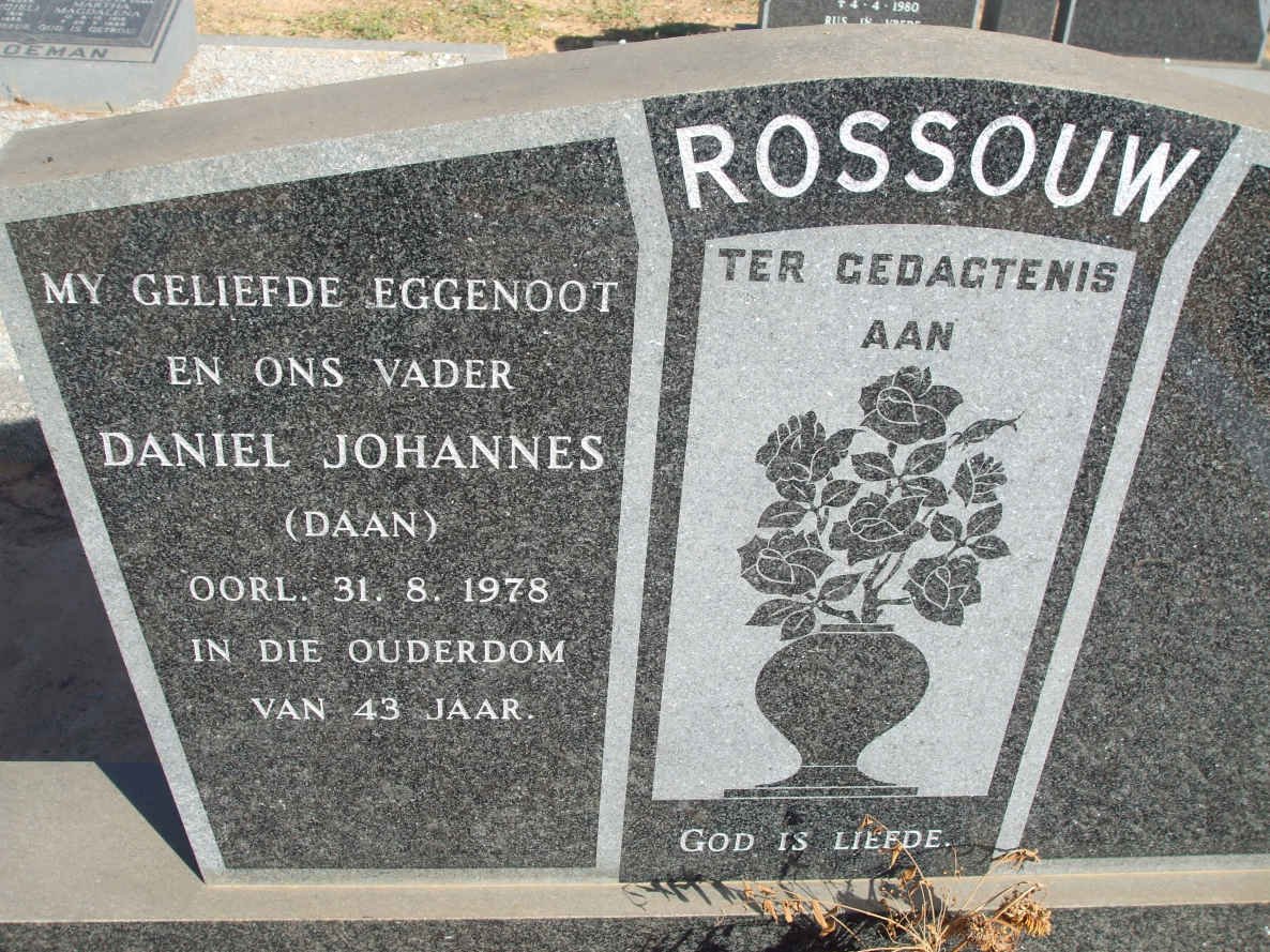 ROSSOUW Daniel Johannes -1978