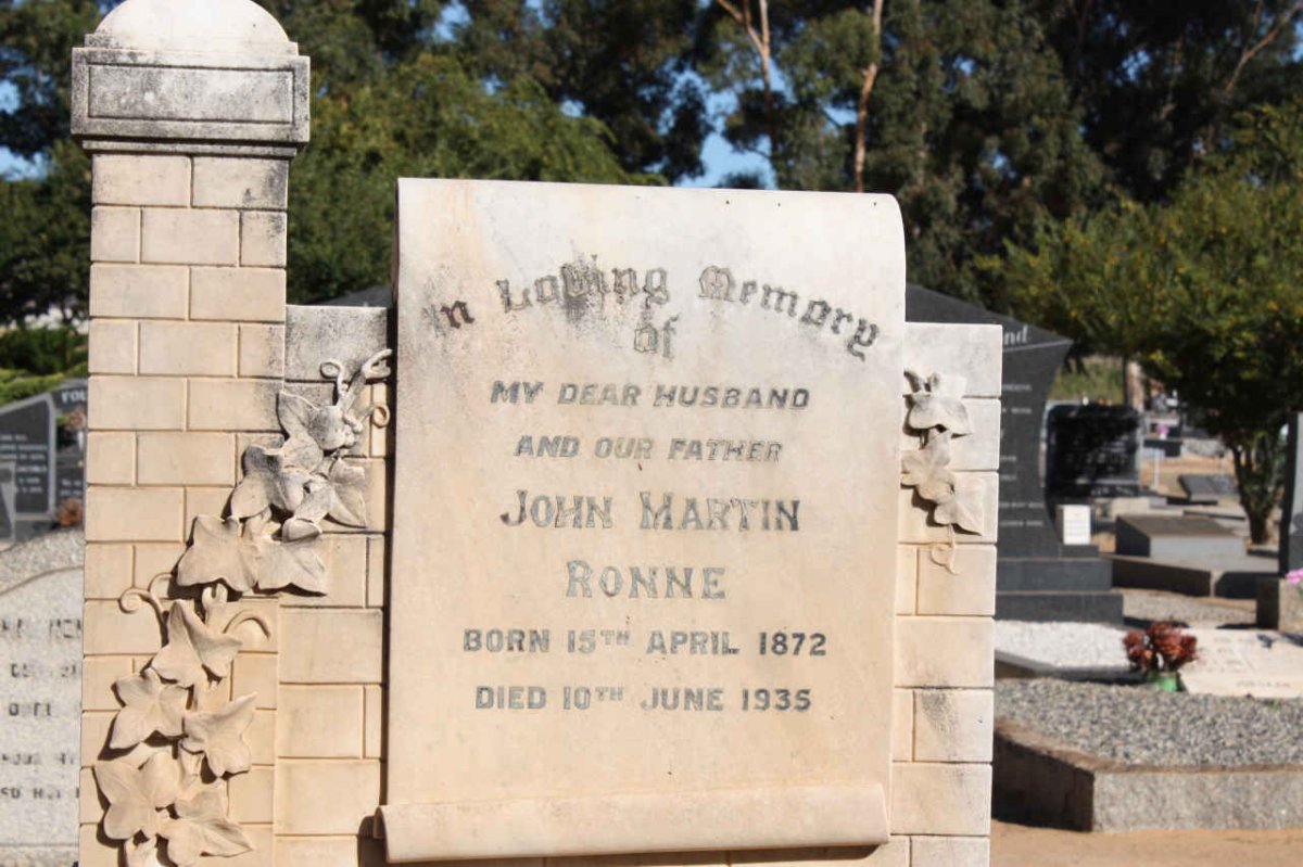 RONNE John Martin 1872-1935
