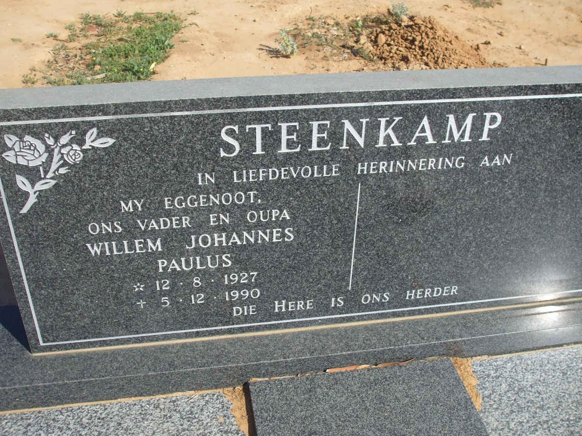 STEENKAMP Willem Johannes Paulus 1927-1990