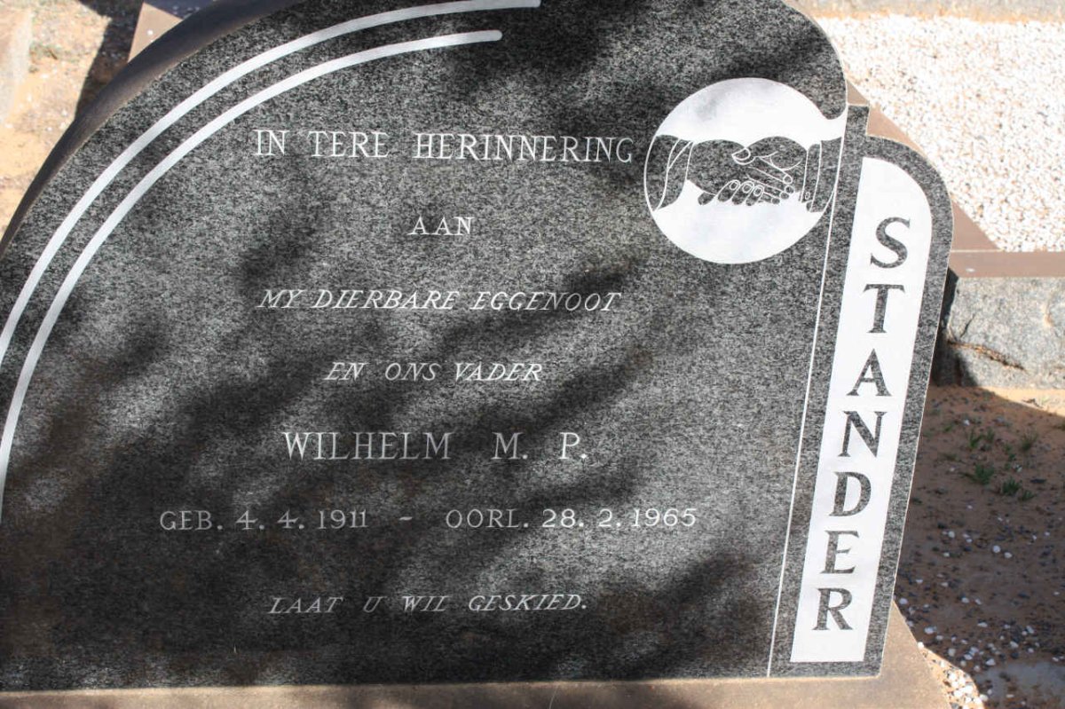 STANDER Wilhelm M.P. 1911-1965