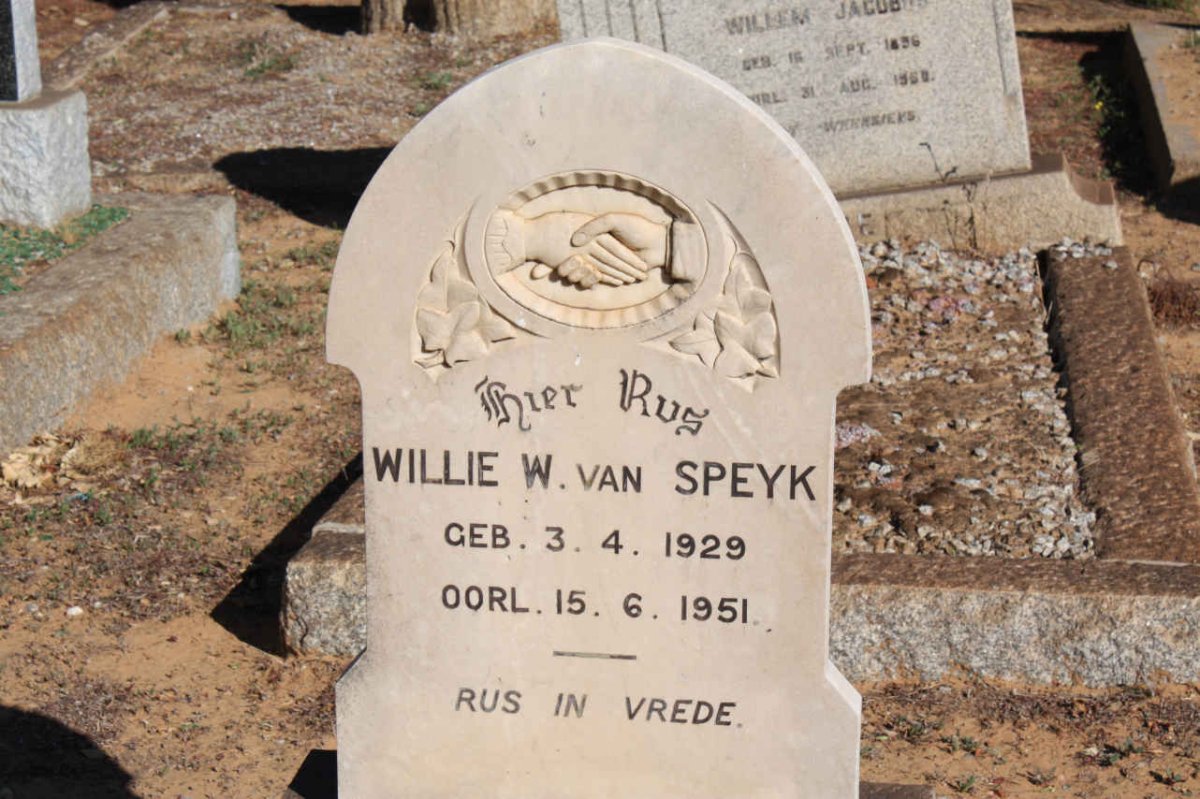 SPEYK Willie W., van 1929-1951