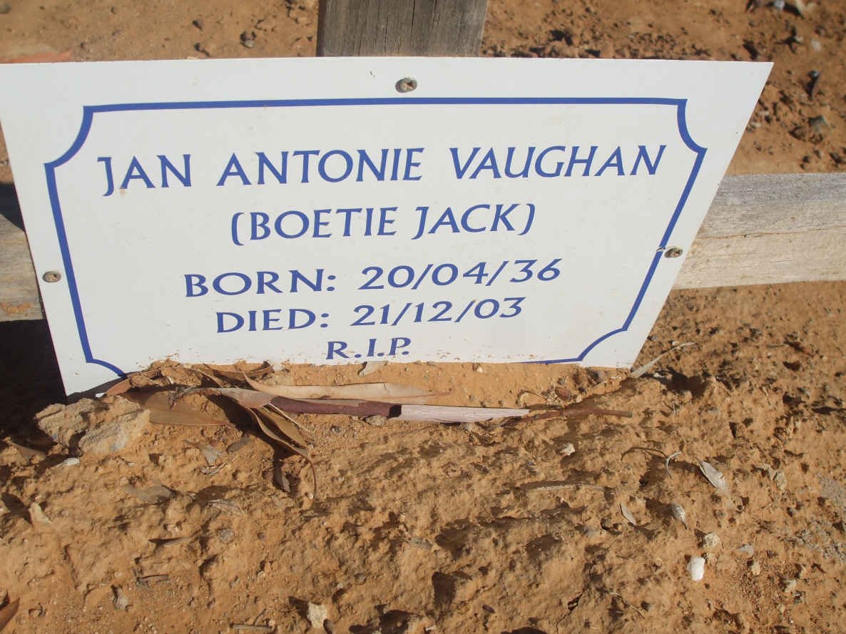 VAUGHAN Jan Antonie 1936-2003
