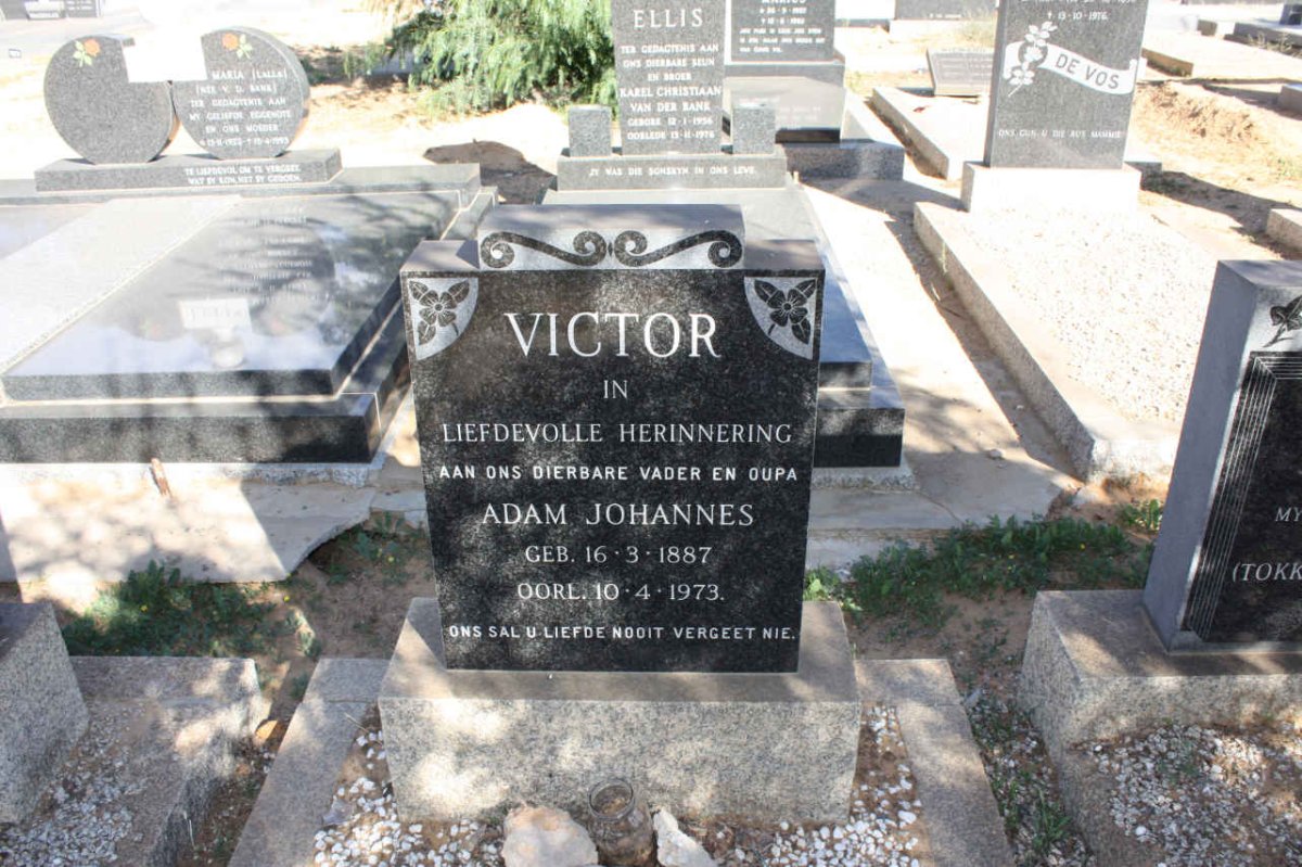 VICTOR Adam Johannes 1887-1973