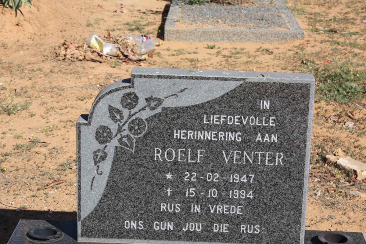 VENTER Roelf 1947-1994