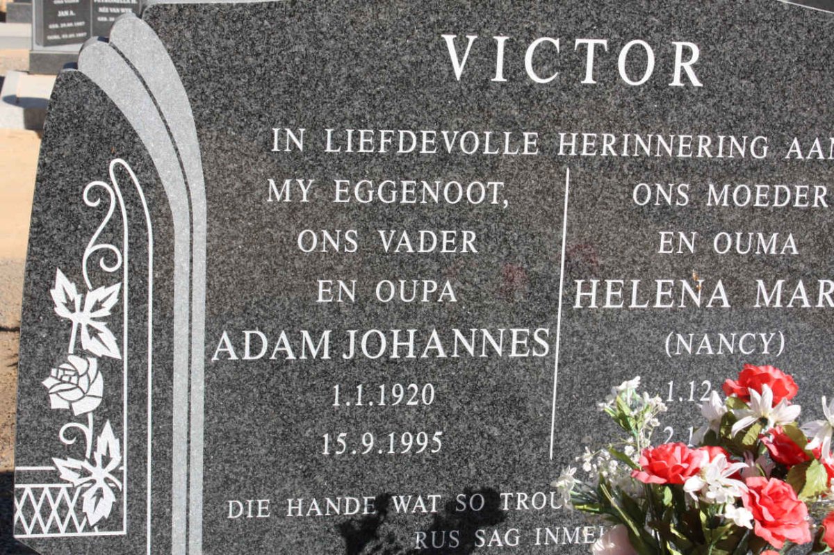 VICTOR Adam Johannes 1920-1995
