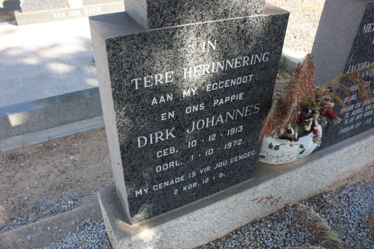 VOLSCHENK Dirk Johannes 1913-1972 
