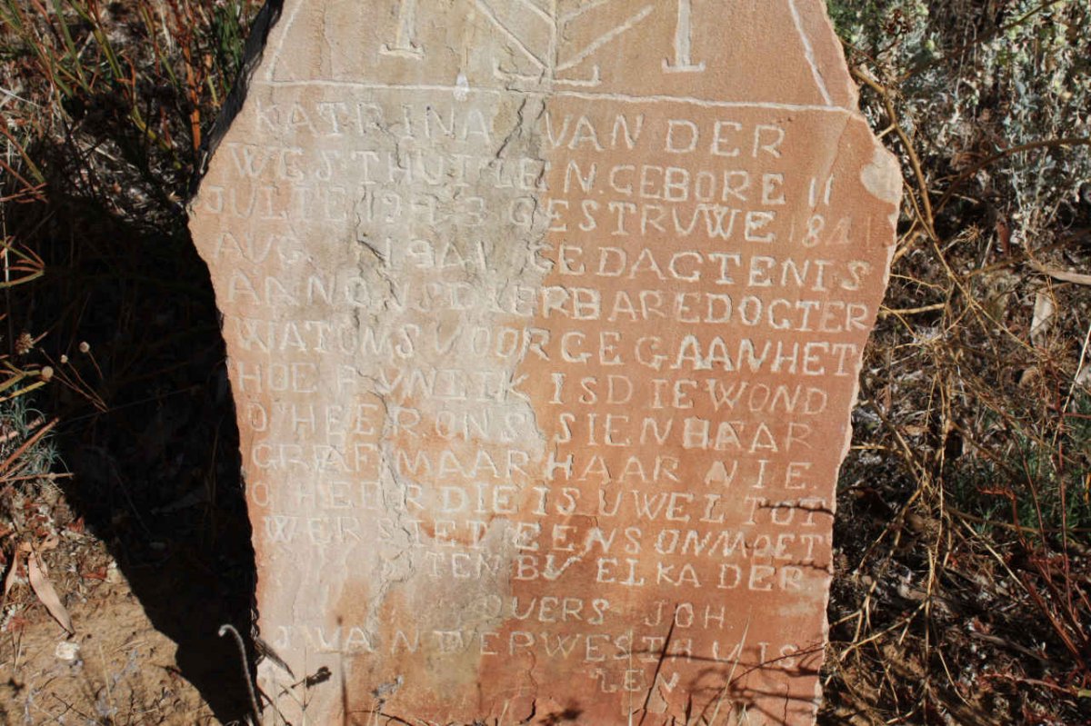WESTHUIZEN Katrina, van der  19?3-1941