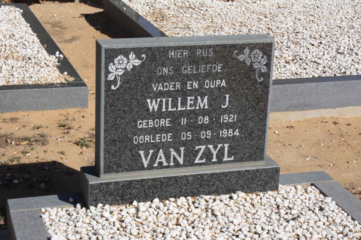 ZYL Willem J., van 1921-1984