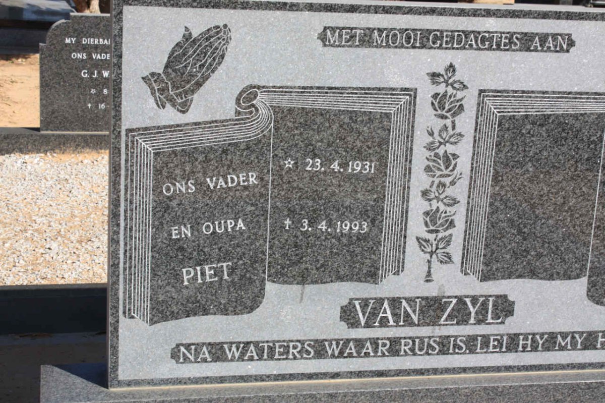 ZYL Piet, van 1931-1993