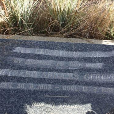 GERBER Wynand Andries 1863-1968